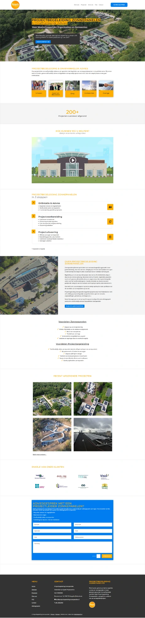 deze adviesbureau website is gemaakt door webdesign23 inclusief SEO